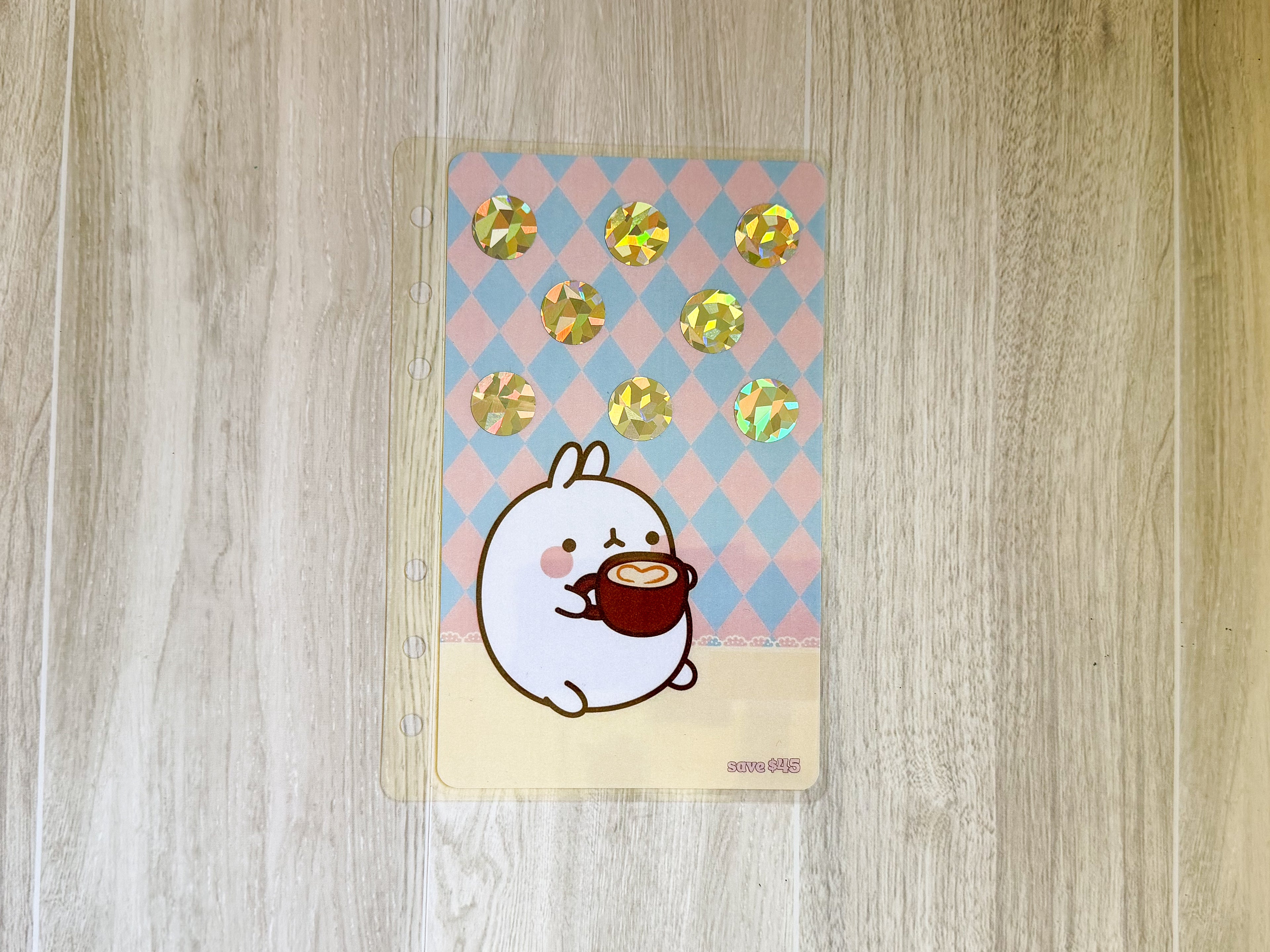 Molang and caffeine scratch off