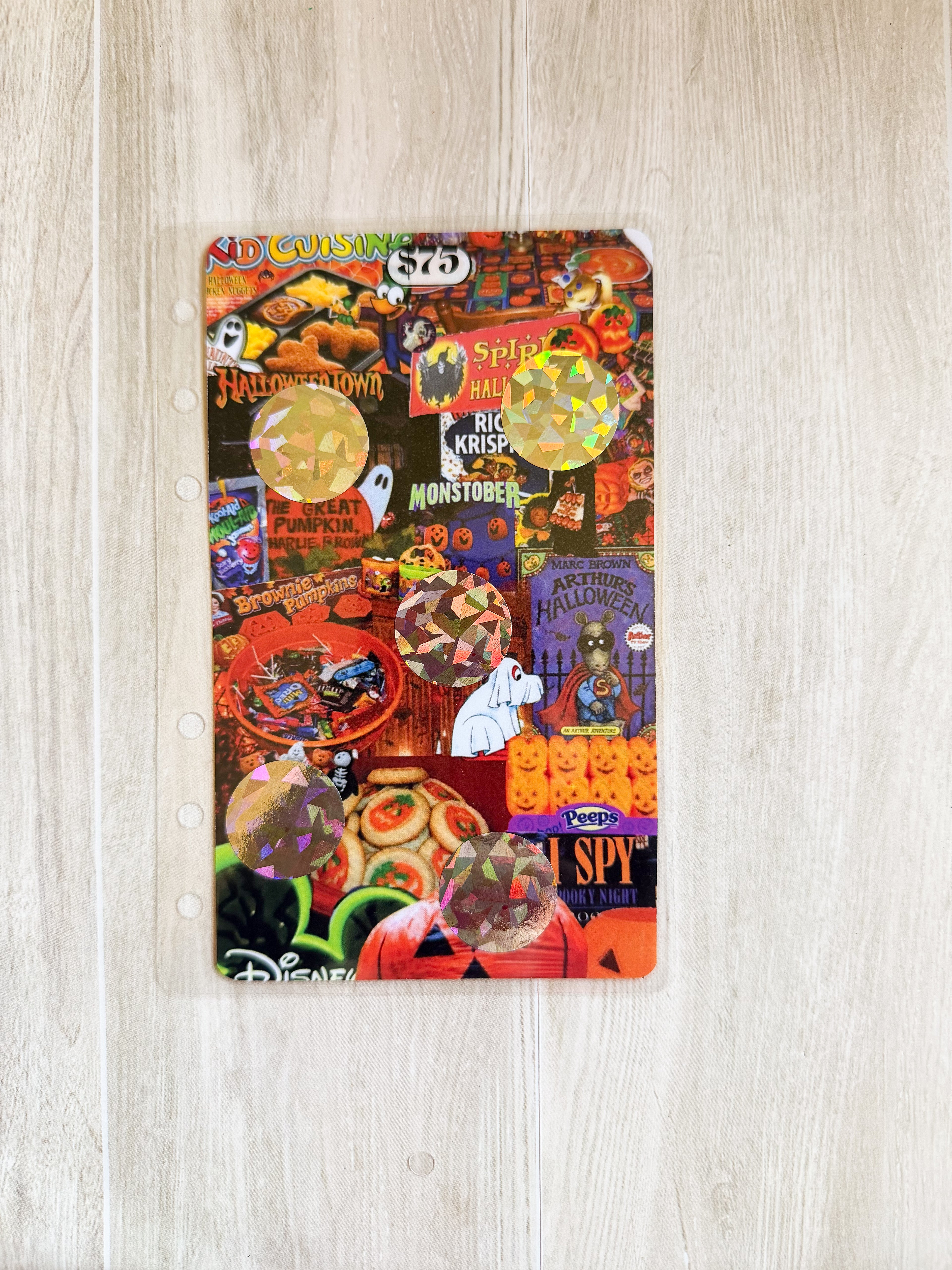 Vintage Halloween scratch off