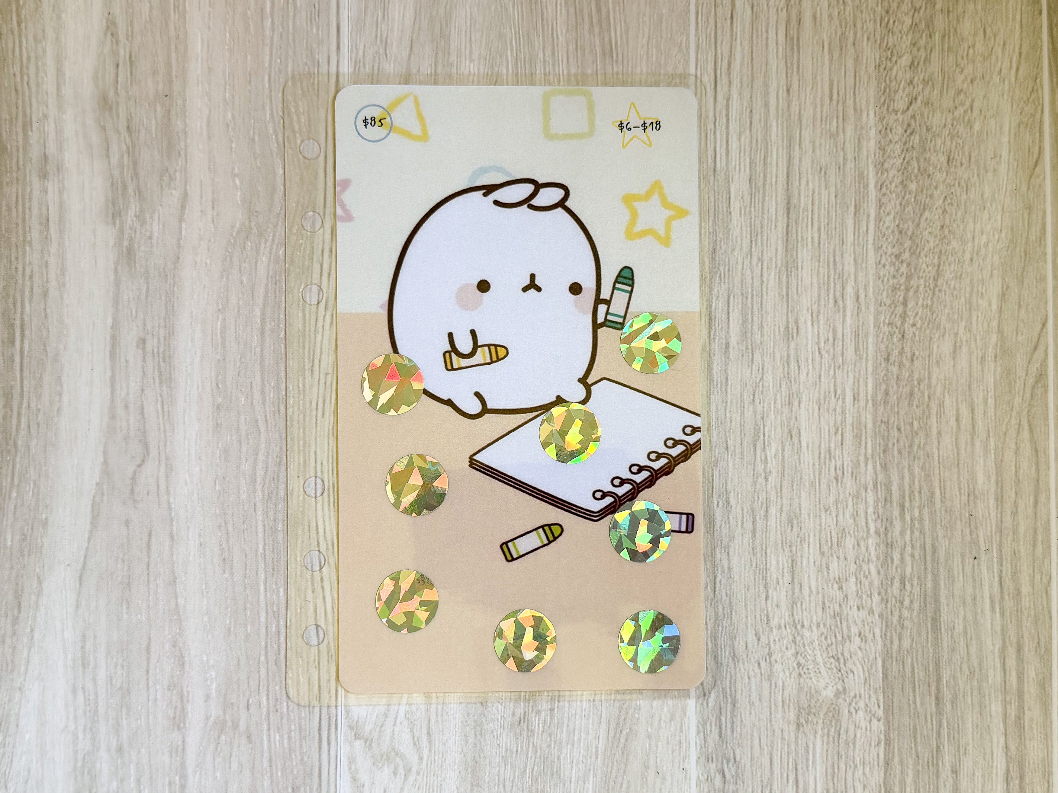 Molang does art Scratch off