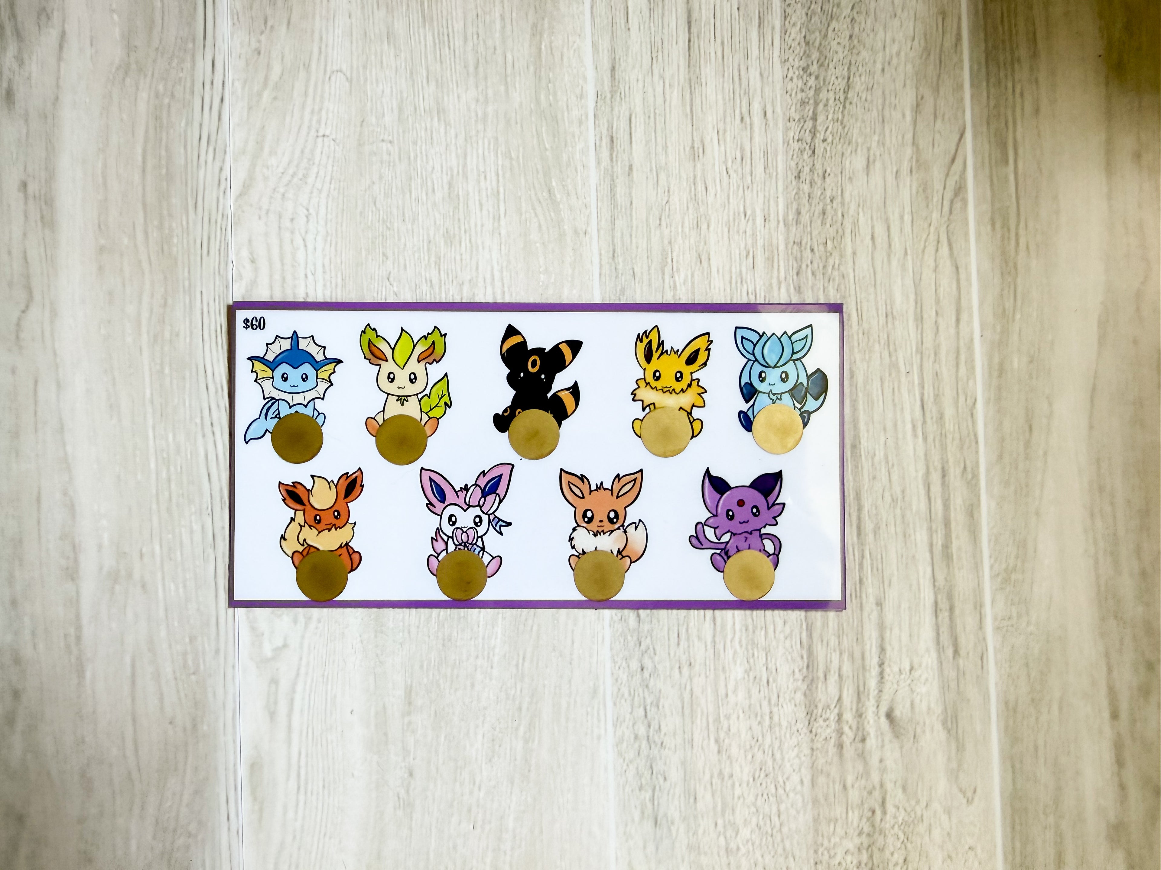 Eevee scratch off