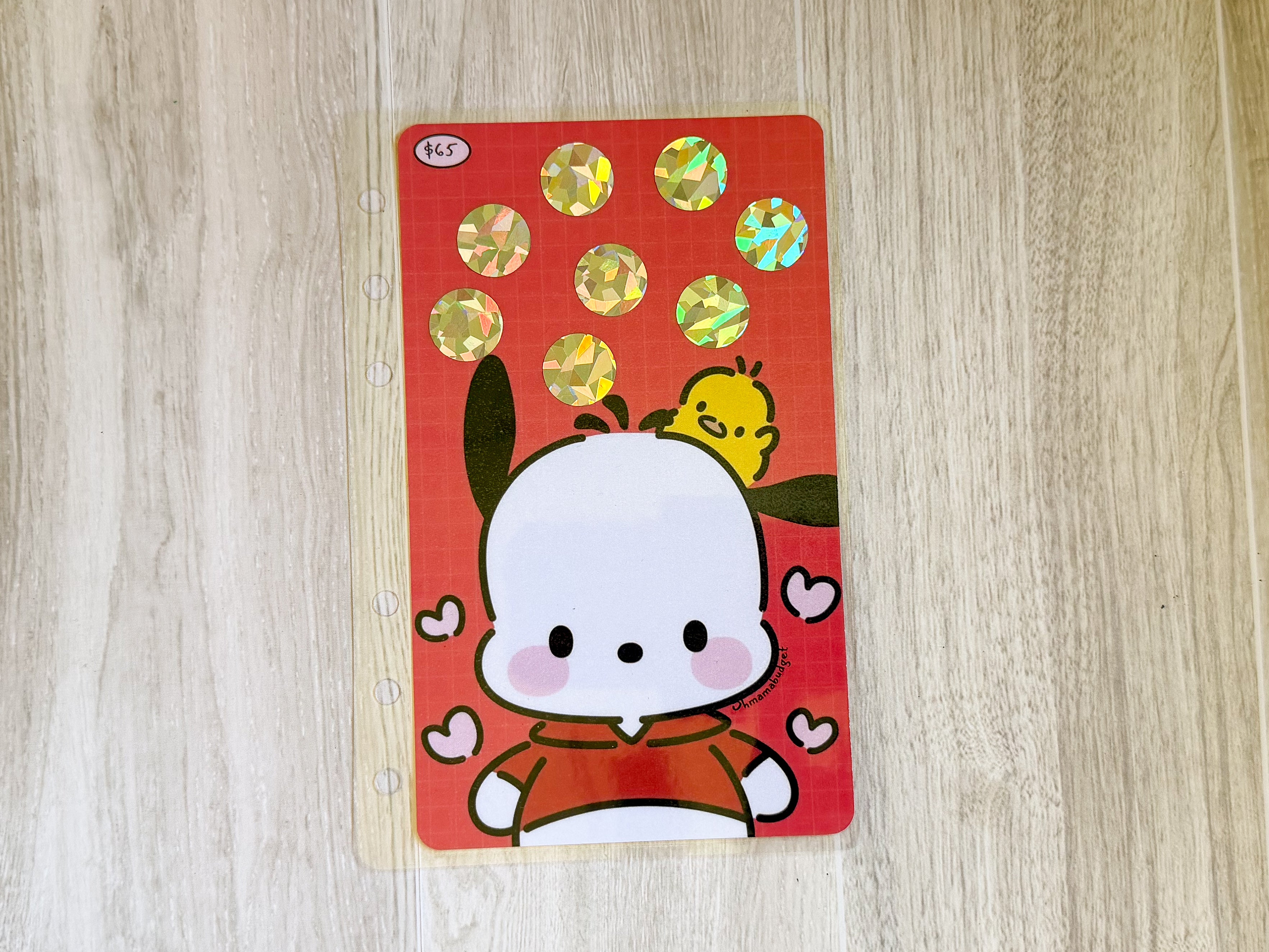 Pochacco and friend scratch off