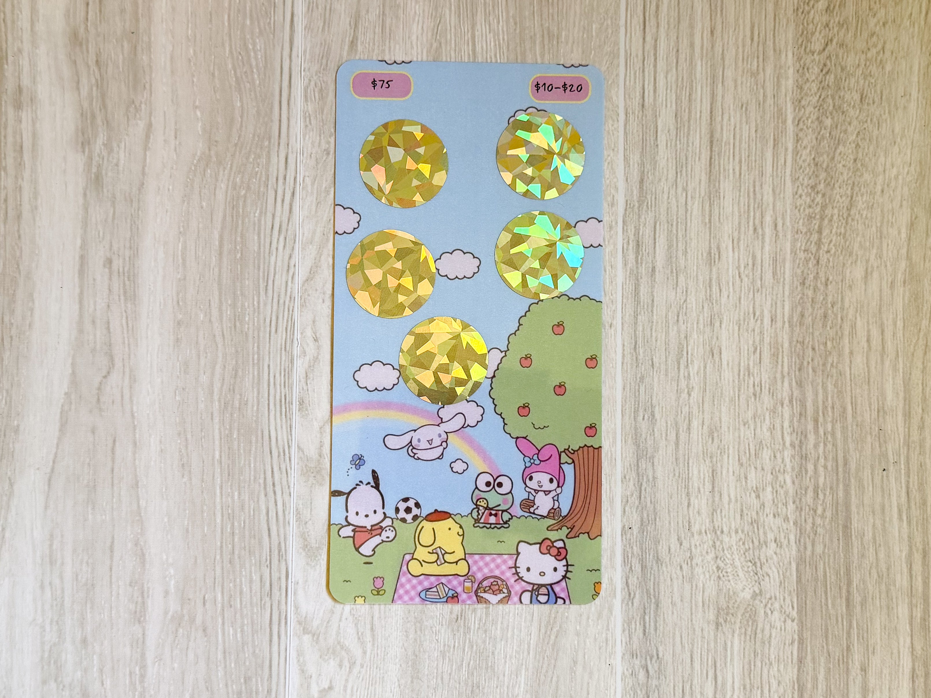 Hello picnic scratch off