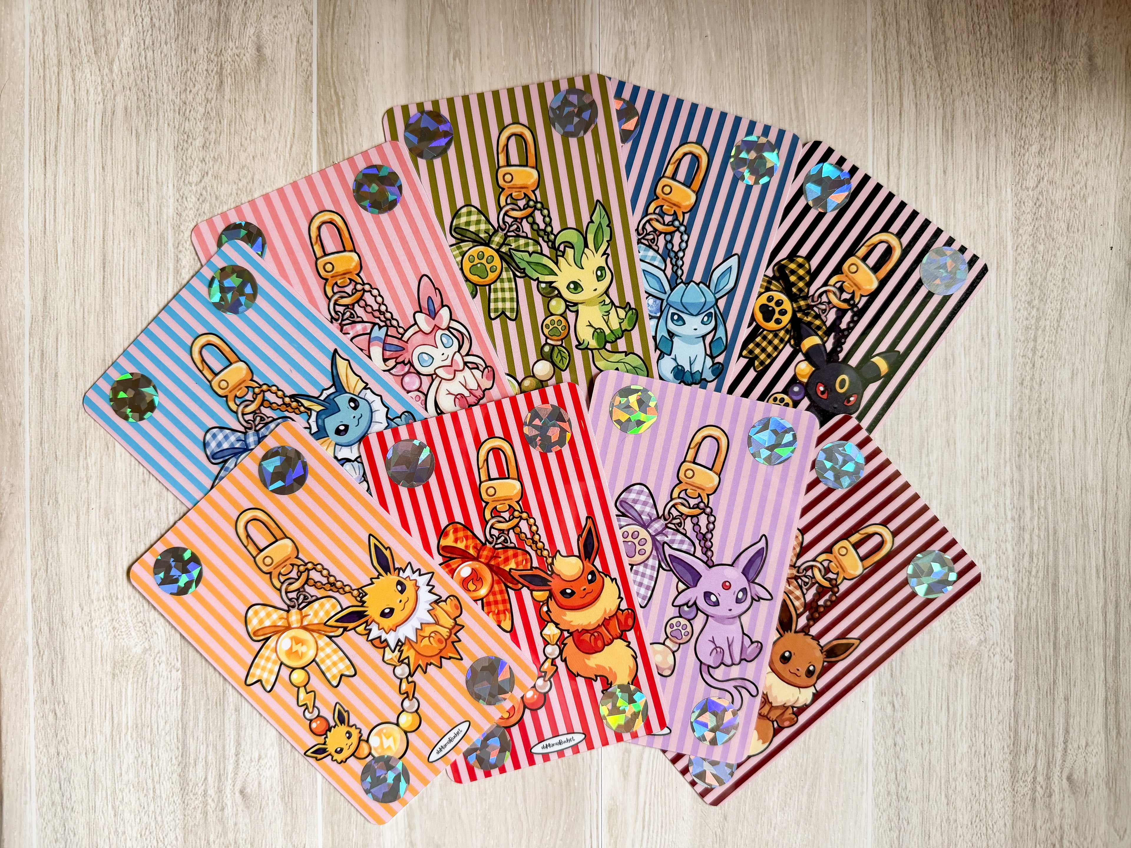 Eeveelution scratch off minis
