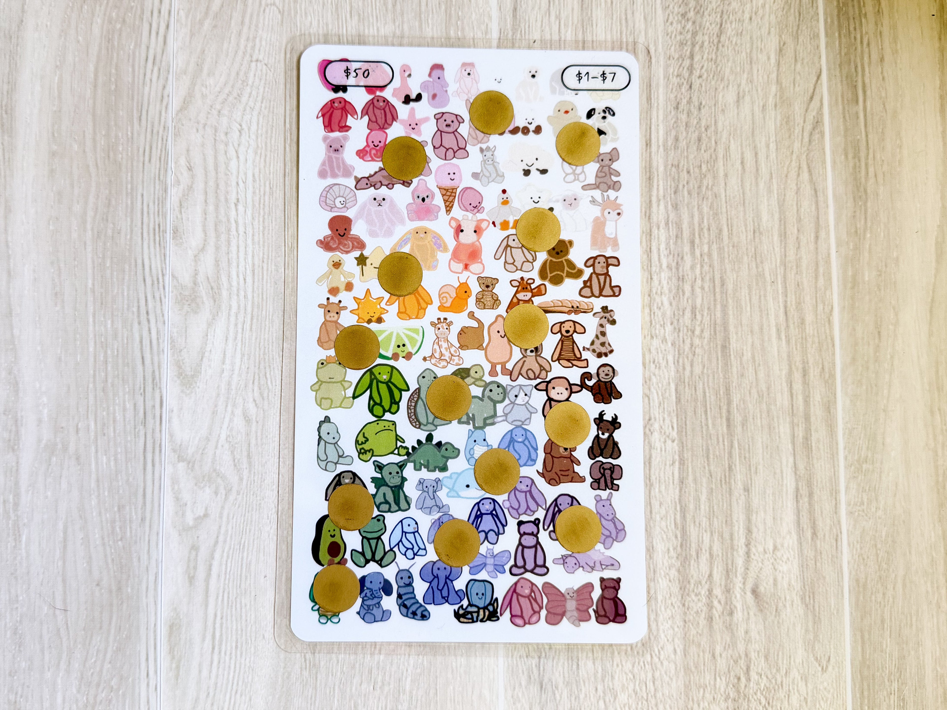 Rainbow jelly scratch off