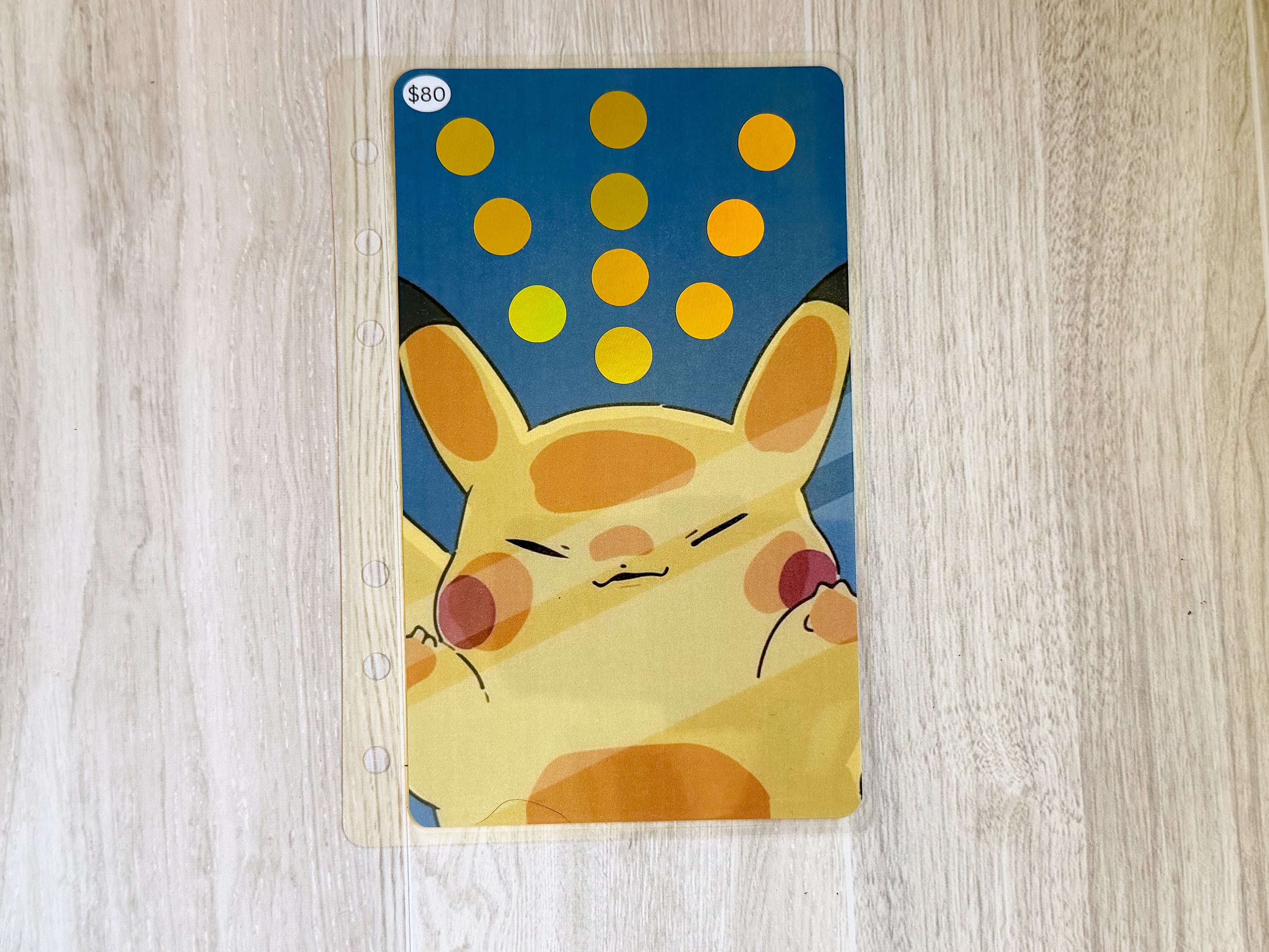 Pikachu scratch off