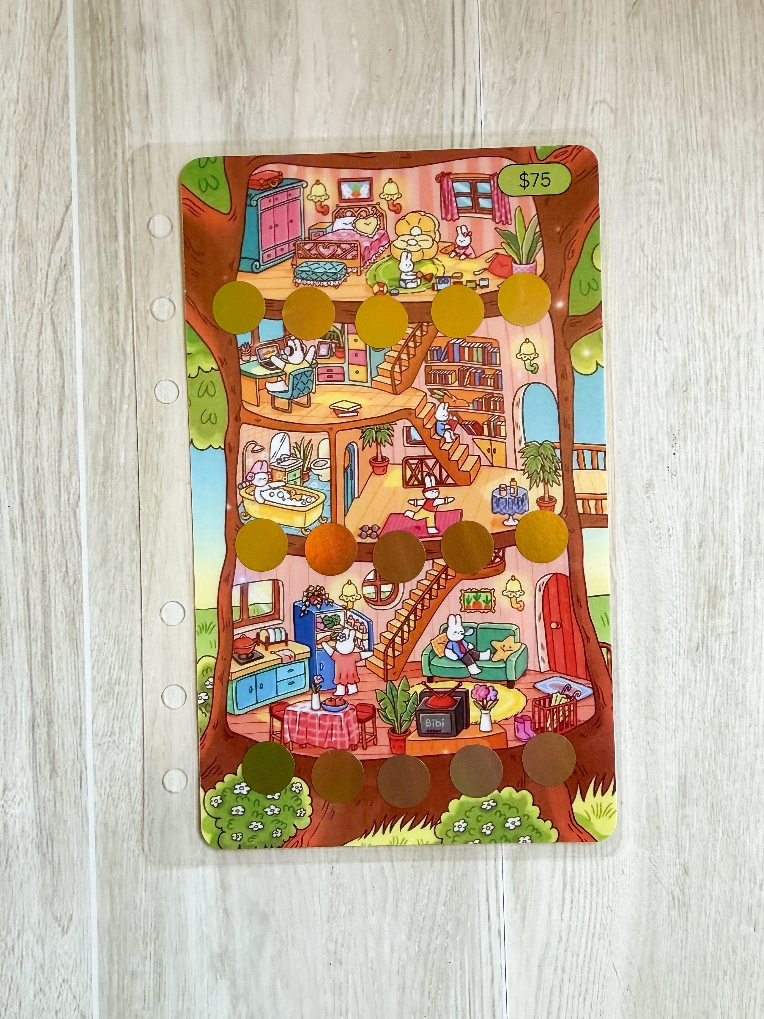 Bunny house scratch off