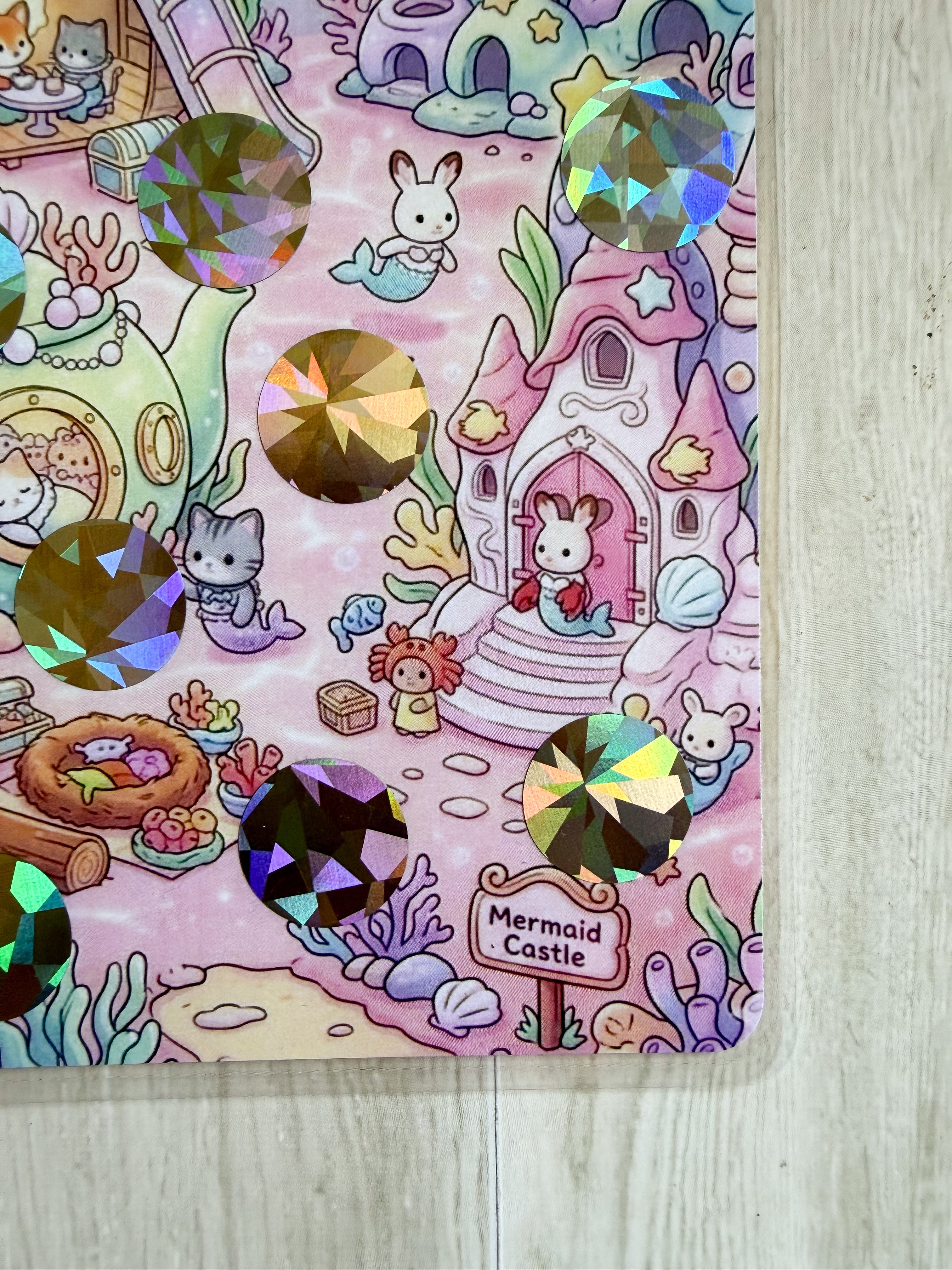 Calico mermaids scratch off
