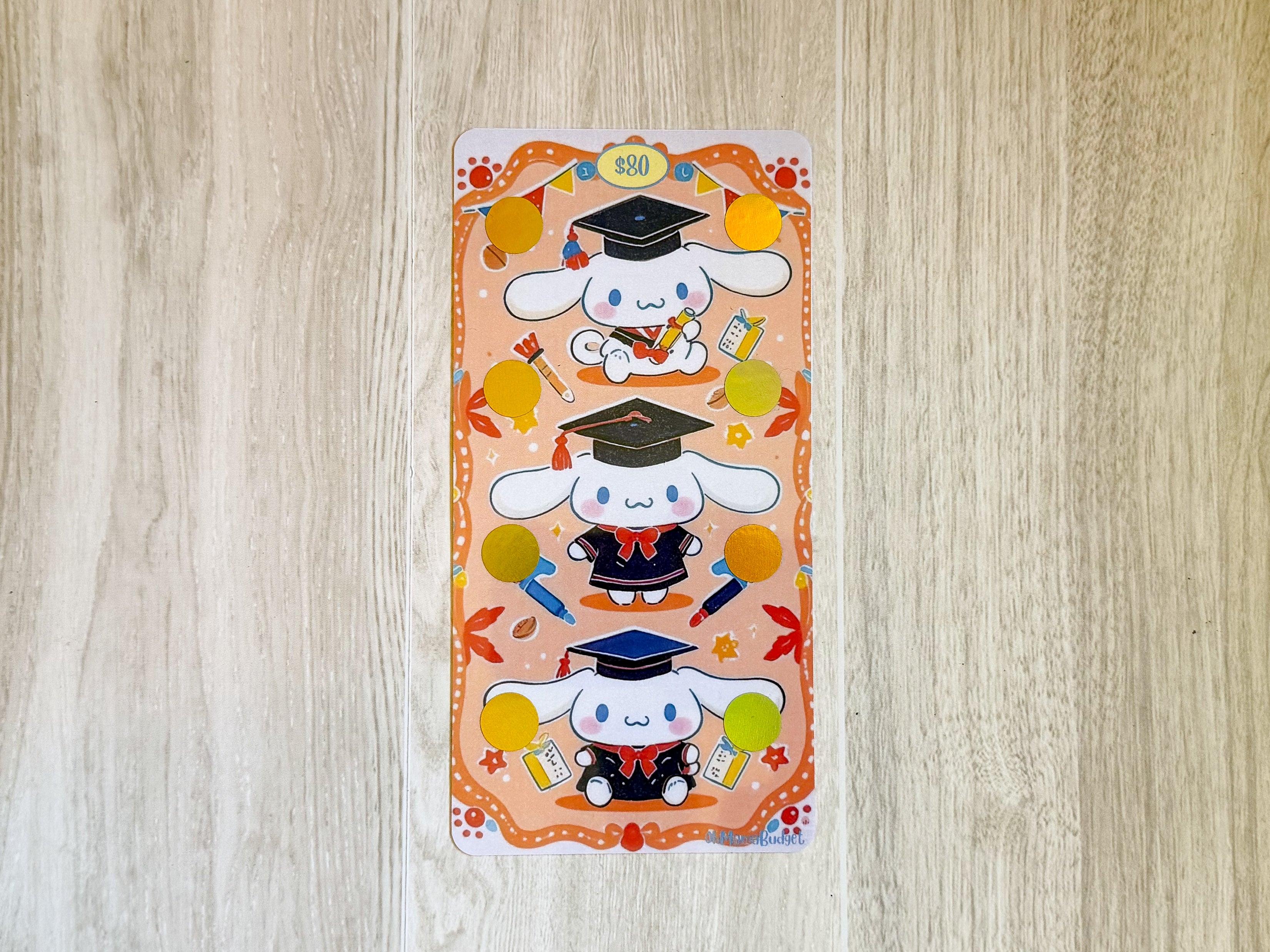 Cinnamoroll graduated scratch off
