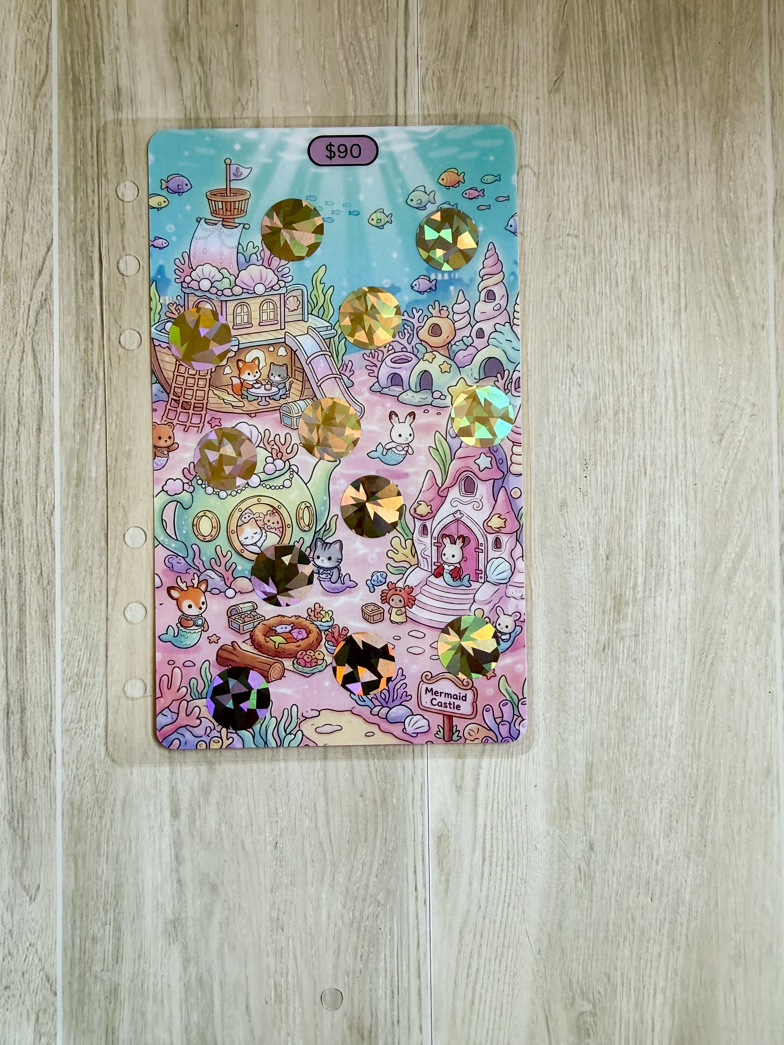 Calico mermaids scratch off