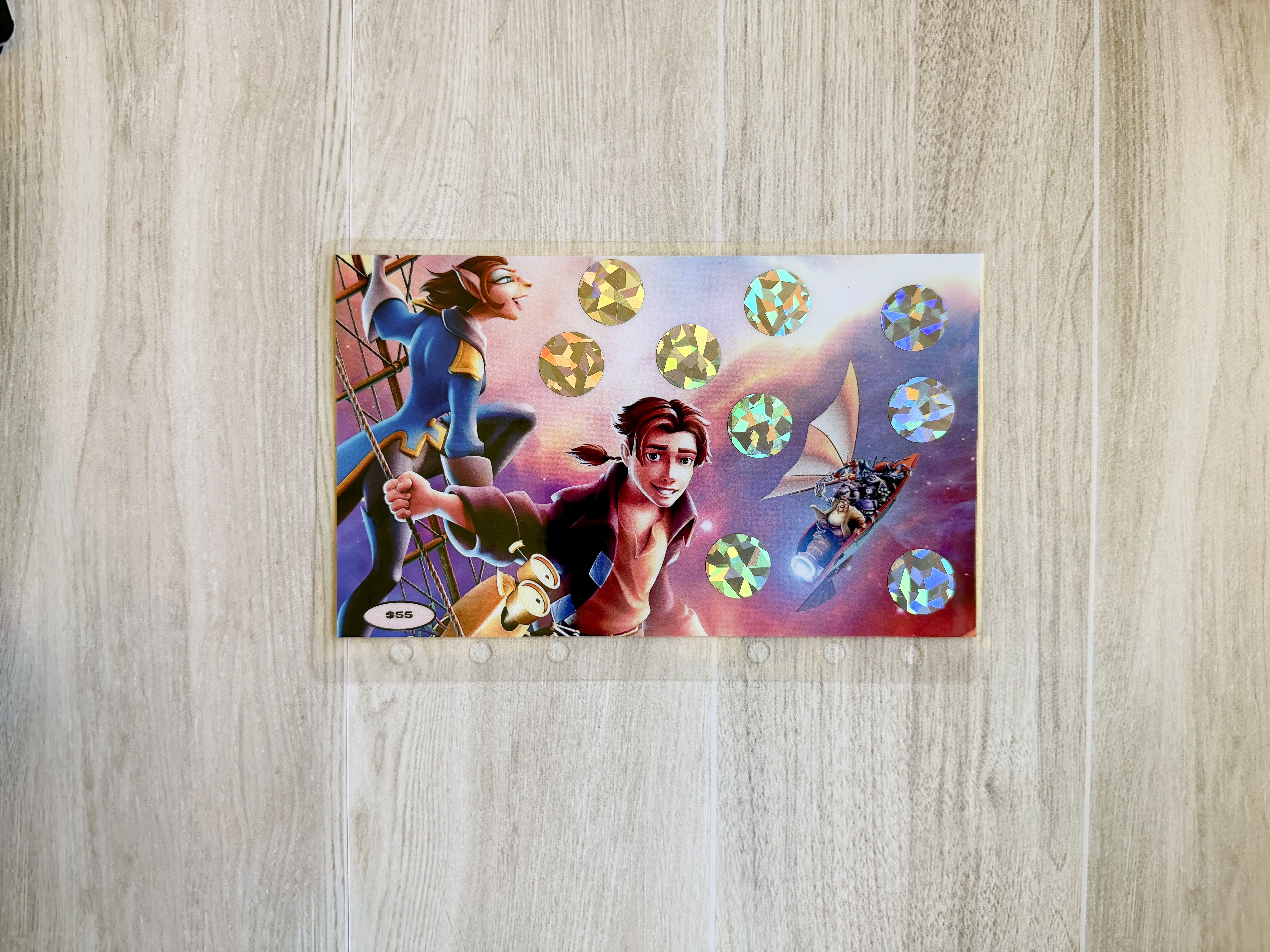 Treasure planet - Scratch off