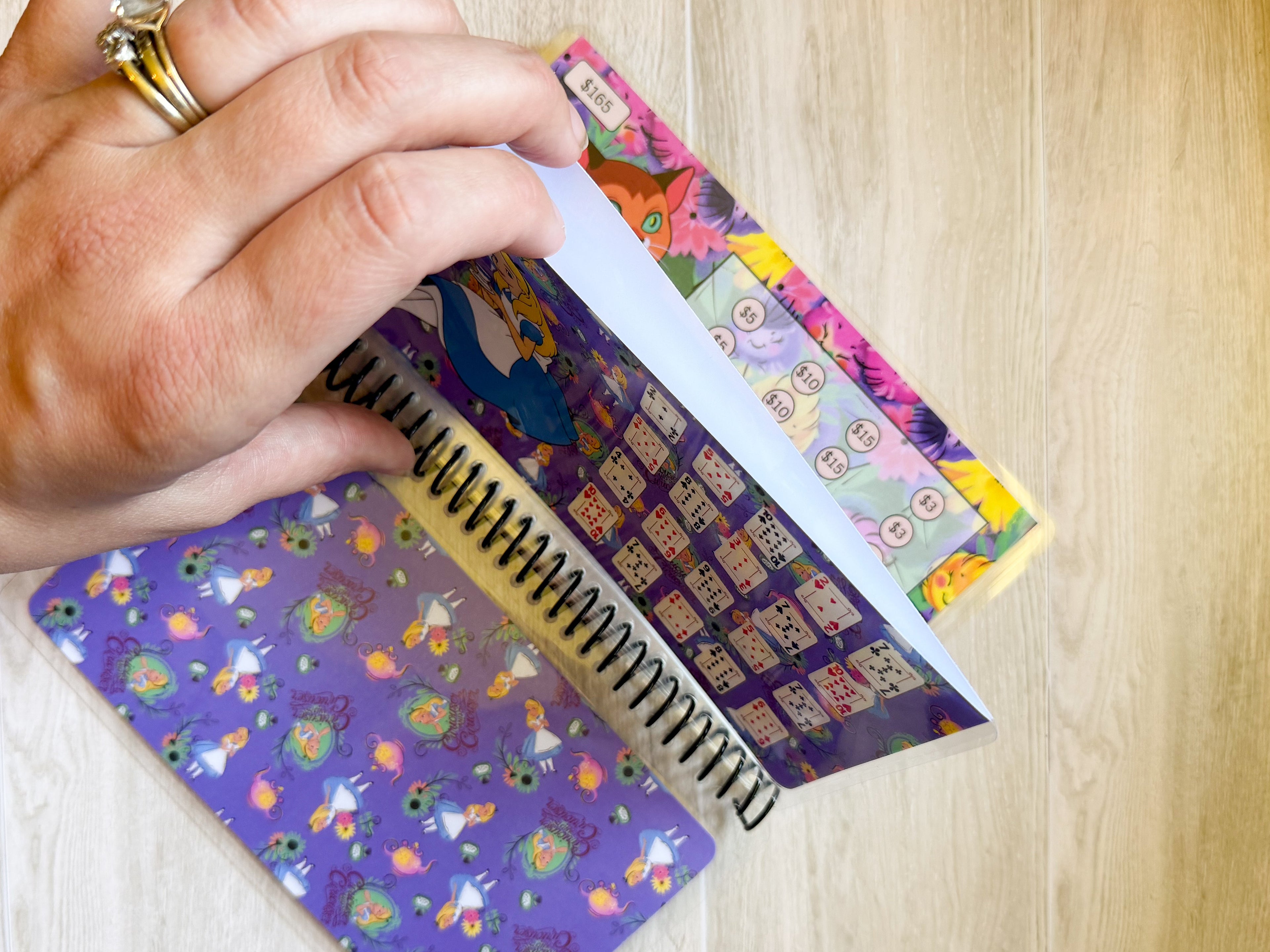 Alice in wonderland savings book